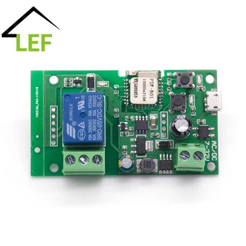 

EWeLink DC 5V 32V Smart WiFi Switch Relay Module Timer Wireless Remote Control Inching/Self-Locking Module for Google Home Alexa