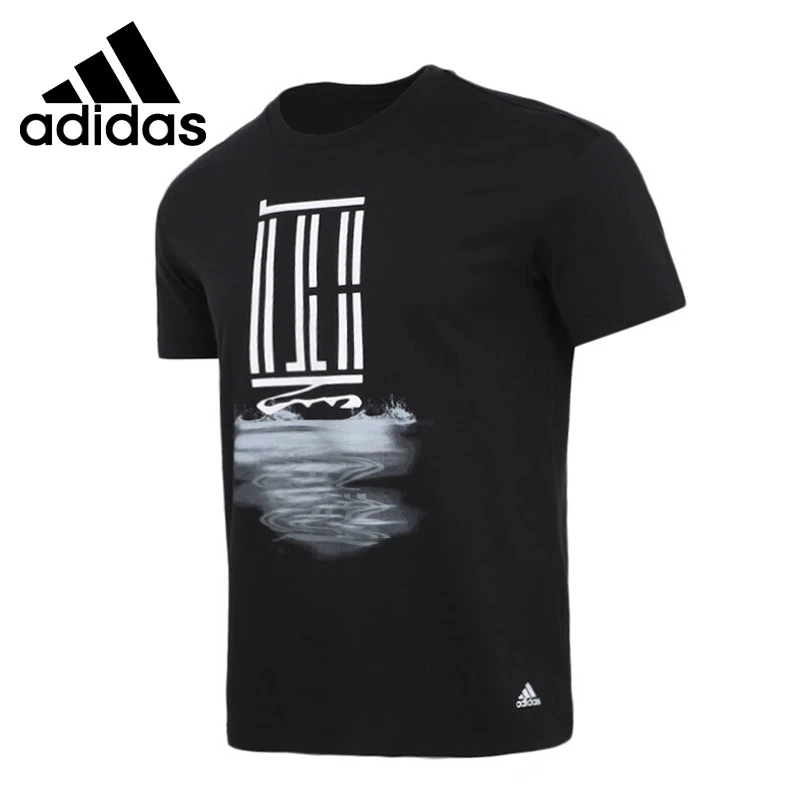 Adidas camisetas de manga corta para hombre, ropa deportiva con LOGO T GFX, novedad, Original|Camisetas de monopatinaje| - AliExpress