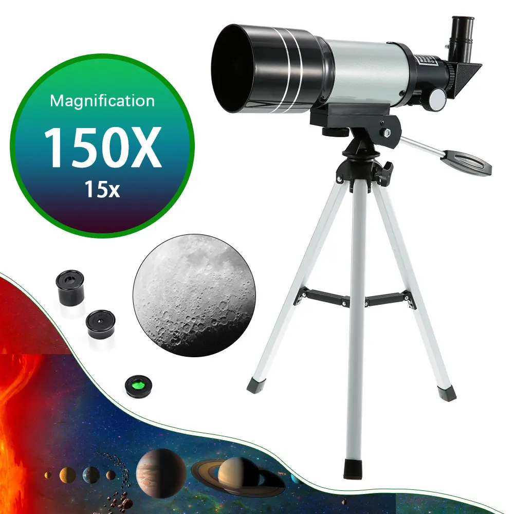 F30070M Professional Astronomical Monocular Telescope Lens Eyepiece