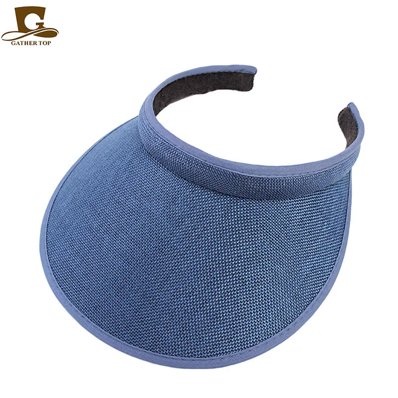 Sun Visors For Women Faux Linen Fashion Hats For Women Sports Visor hats