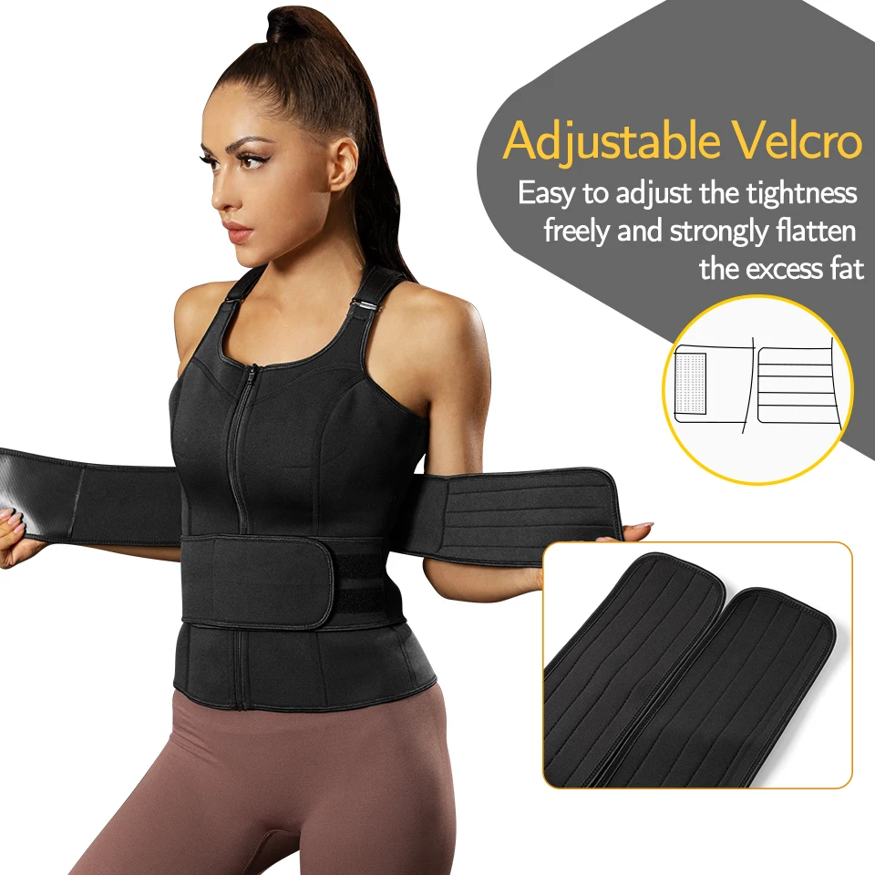 Waist Trainer Vest Corsets for Women Weight Loss Body Shaper Workout Tank Tops Shapeawear Sweat Sauna Suit Slimming Underwear target shapewear