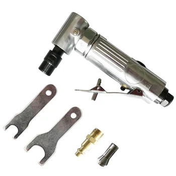 

90 Degree Angle Wind Grinder Rust Remover Sander Deruster Small Pneumatic Grinder 1/4 inch US Air Inlet J99Store