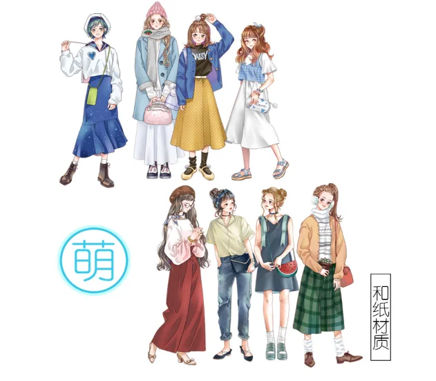 Meng 20 компл./1 лот Kawaii канцелярские наклейки маленький братец дневник планировщик декоративные мобильные наклейки Скрапбукинг DIY ремесленные наклейки - Цвет: Meng