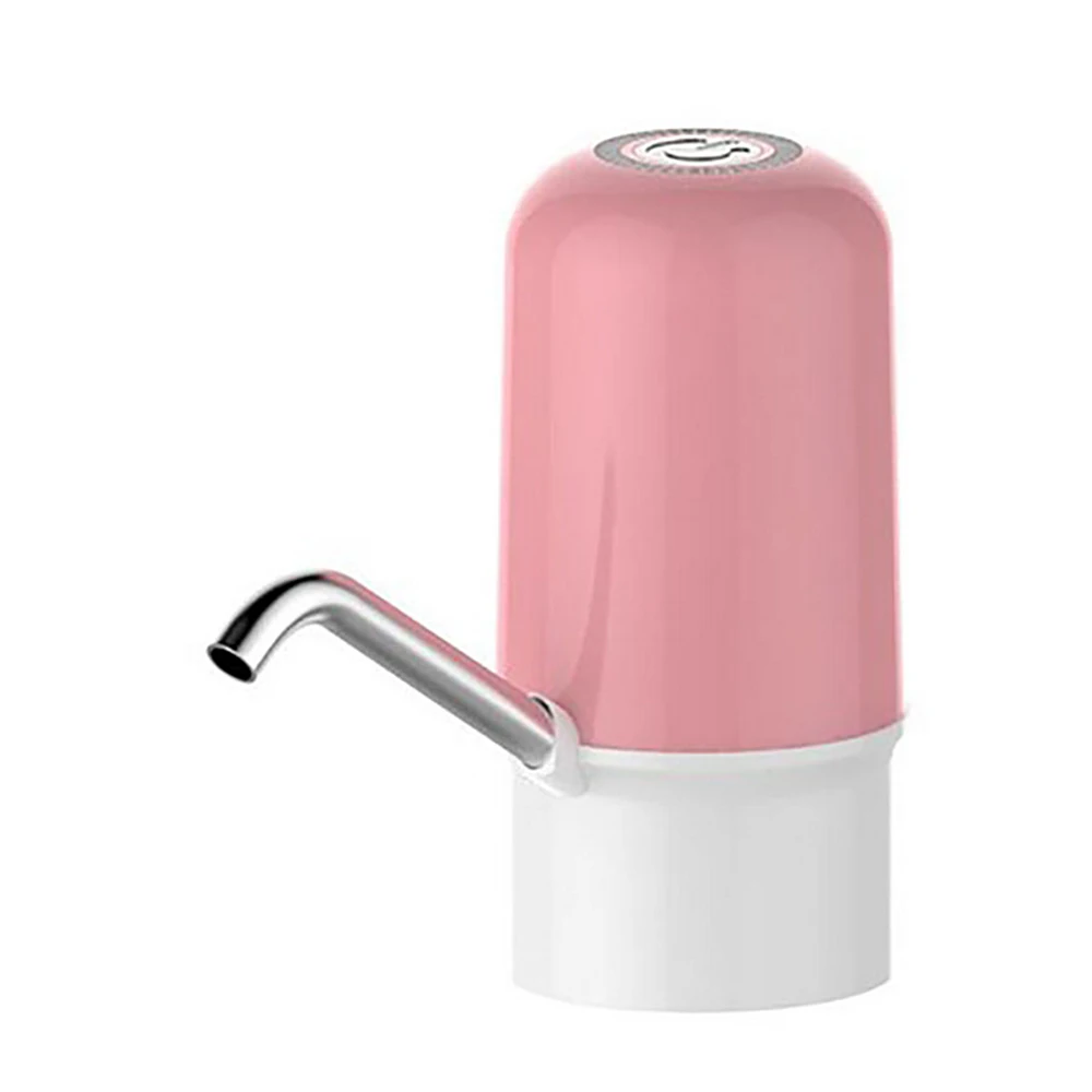 Автоматический Электрический диспенсер для водяного насоса питьевой дозатор для бутылки usb зарядка 5 Вт Портативный галлон адаптированный баррелли для кухни - Цвет: Pink