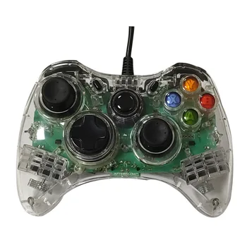 

Transparent USB Wired Controller Gamepad with LED Light for Xbox 360/xbox360 Slim and PC Support Win7/8/10