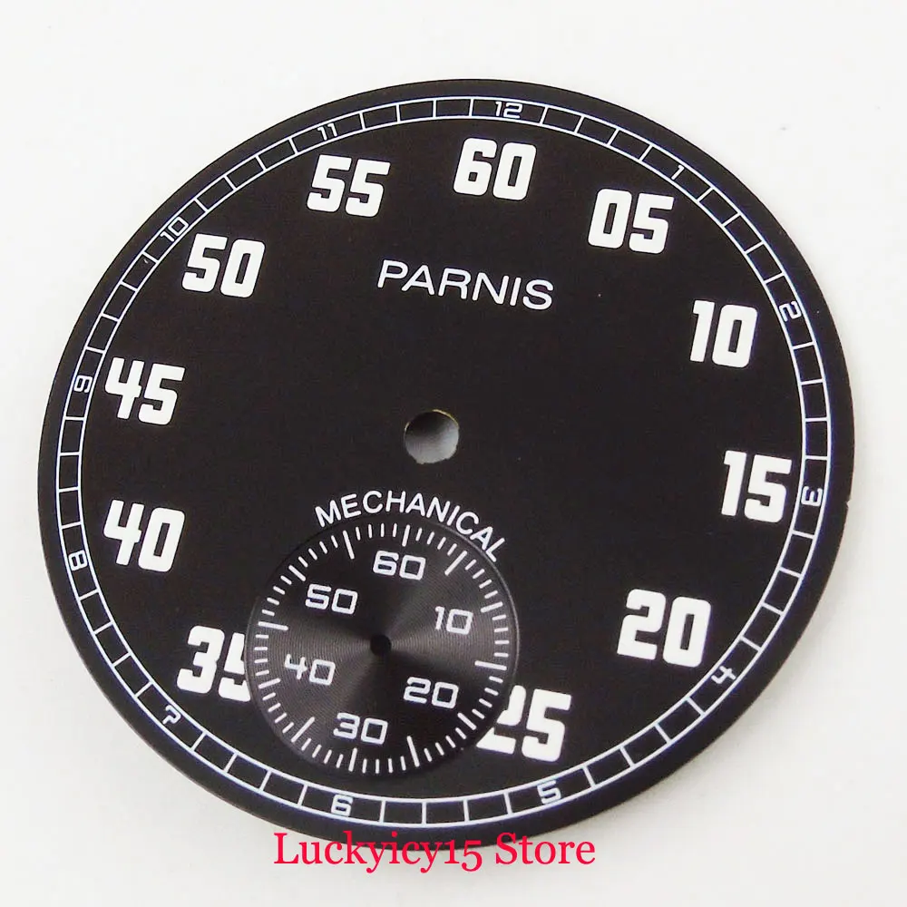 

PARNIS Brand 3 Colors 38.9mm Watch Dial Fit for ETA 6498 Hand Winding Movement