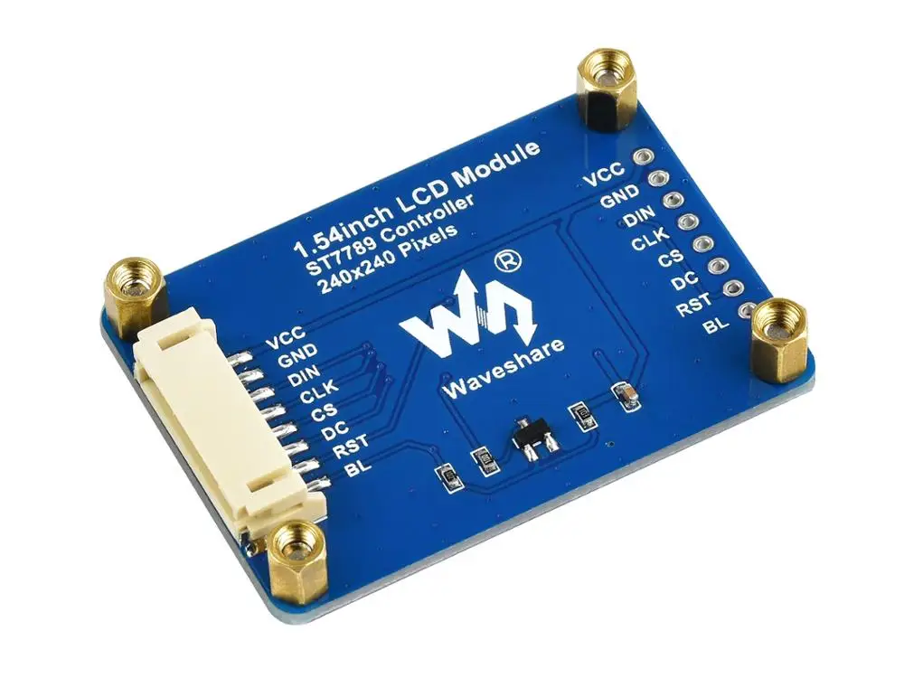 Polegadas Módulo Lcd 240x240 Tela Ips Cores Rgb 65k Interface Spi Vem com Exibições para Raspberry pi Arduino Stm32 Etc. 1.54 Quadro demonstração - Imagem 3