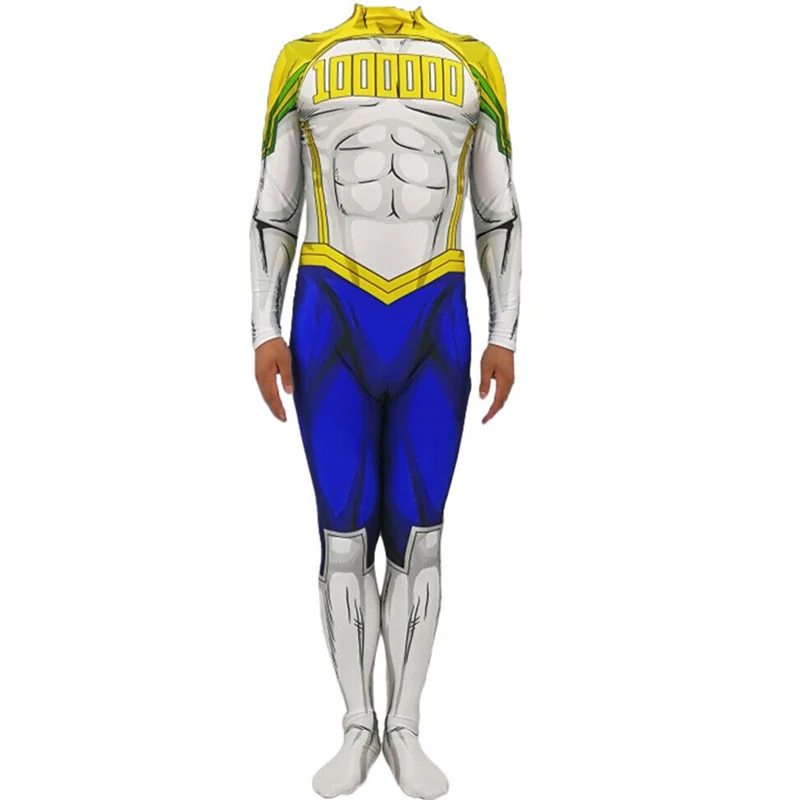 Маскарадный костюм «My hero Academy Million Mirio Togata», Супергерой zentai, боди, Комбинезоны