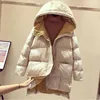 2022 Winter Women Jacket Long Hooded Cotton Padded Female Coat High Quality Warm Outwear Womens Parka Manteau Femme Hiver P787 ► Photo 2/6