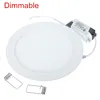 Ultra Thin LED Panel Downlight 3W 6W 9W 12W15W 25W Round LED Ceiling Recessed Light AC85-265V LED Panel dimmable lamps ► Photo 1/6