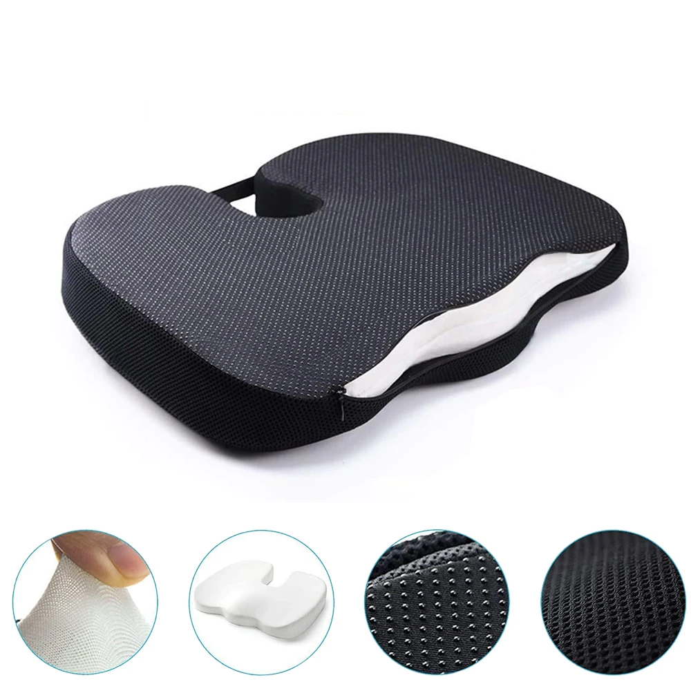 Car Seat Cushion Wedge Seat Cushion for Pressure Relief Pain Relief Butt  Cushion Orthopedic Ergonomic Support Memory Foam - AliExpress