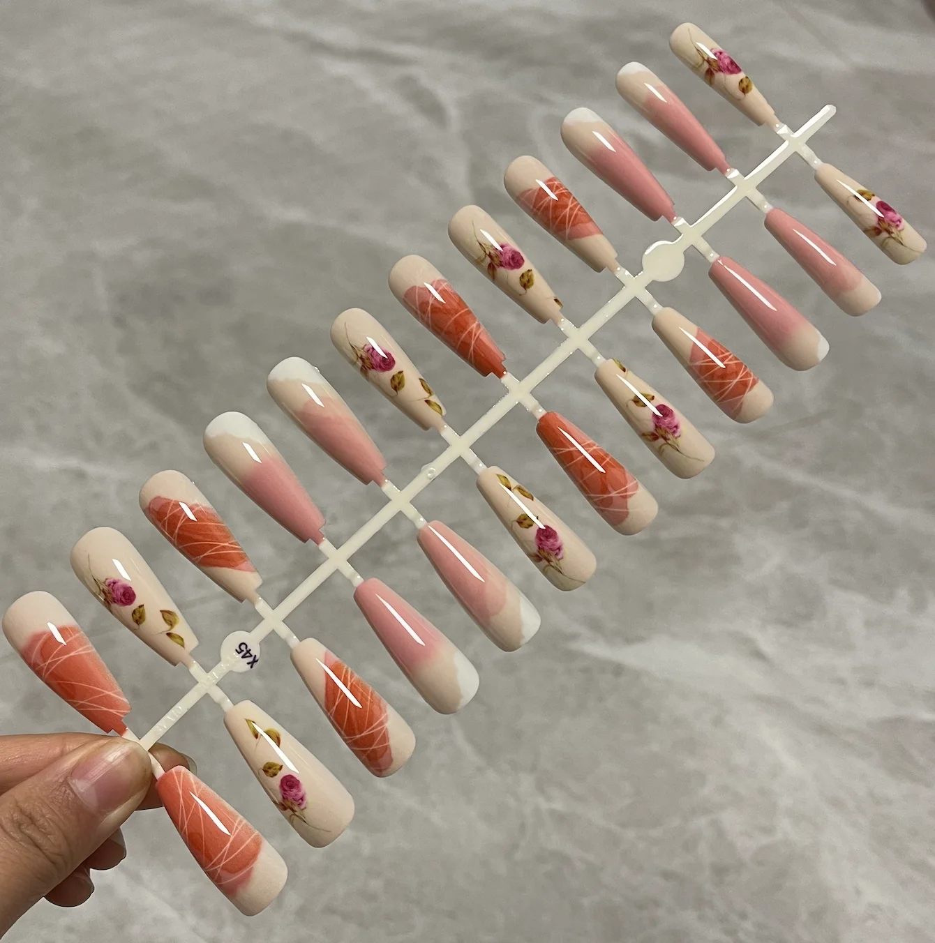 Long False Nails Tips