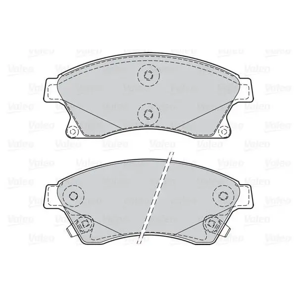 Колодки тормозные CHEVROLET CRUZE/OPEL ASTRA J 15" 10- передние