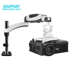 

Aluminum Alloy 360 Degree Projector desk Mount Full Motion Retractable Universal Projector Hanger Bracket