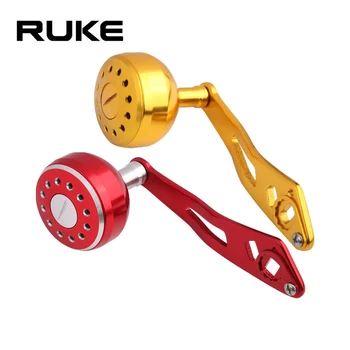 

RUKE Aluminum Alloy Reel Handle, Fishing Reel Accessory, 8x5mm,for Abu and Daiwa, Left and Right Hand Can Exchange Free Shipping