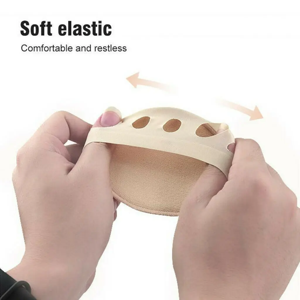 2Pcs Five Toes Forefoot Pads for Women High Heels Half Insoles Calluses Corns Foot Pain Care Absorbs Shock Socks Toe Pad Inserts