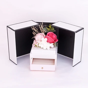 

Flower Soap Rose Soap Scented Bath Body Petal Flower Wedding Decoration Valentine's day Anniversary Gift Festival Jewelry Box