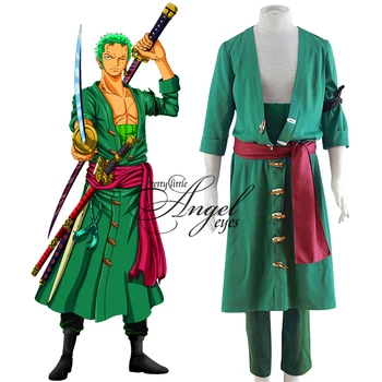 

Aniem ONE PIECE Roronoa Zoro Costume Cosplasy Halloween Party Suit