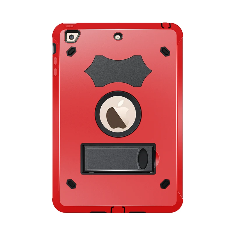 

Case For iPad 9.7 inch 2018 2017 5th 6th Gen Kids Safe Case with Stand Cover Silicone Shockproof Heavy Duty Shell Coque ZL01