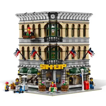 

10211 Creator Grand Emporium 15005 2182Pcs Street View Model Building Blocks Bricks Education Toys Christmas gifts