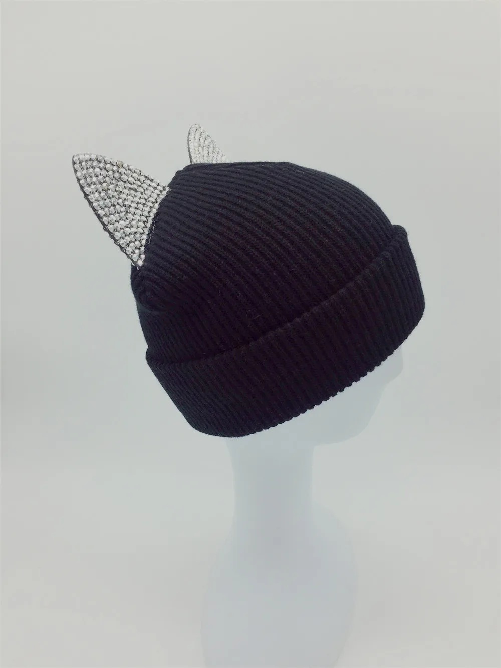 Winter Hat Pink Beanie Hat Black Hat 