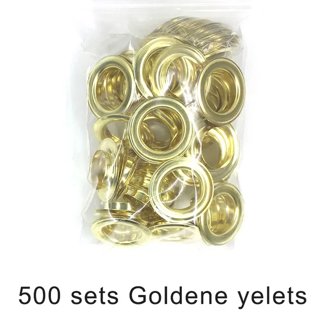 (14mm17mm20mm)50 sets Eyelet Buttons and Installation Tools  Shower curtain holes Rivets Hole Metal Eyelets DIY Tablecloth holes 500 sets eylets
