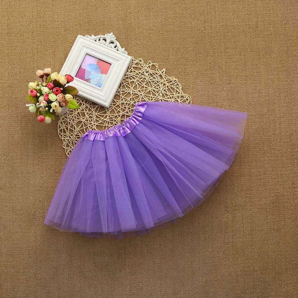 Baby girls pettiskirts tutu Princess kids net tutu skirt princess solid color tutu skirt Tutu Girl Skirt Princess