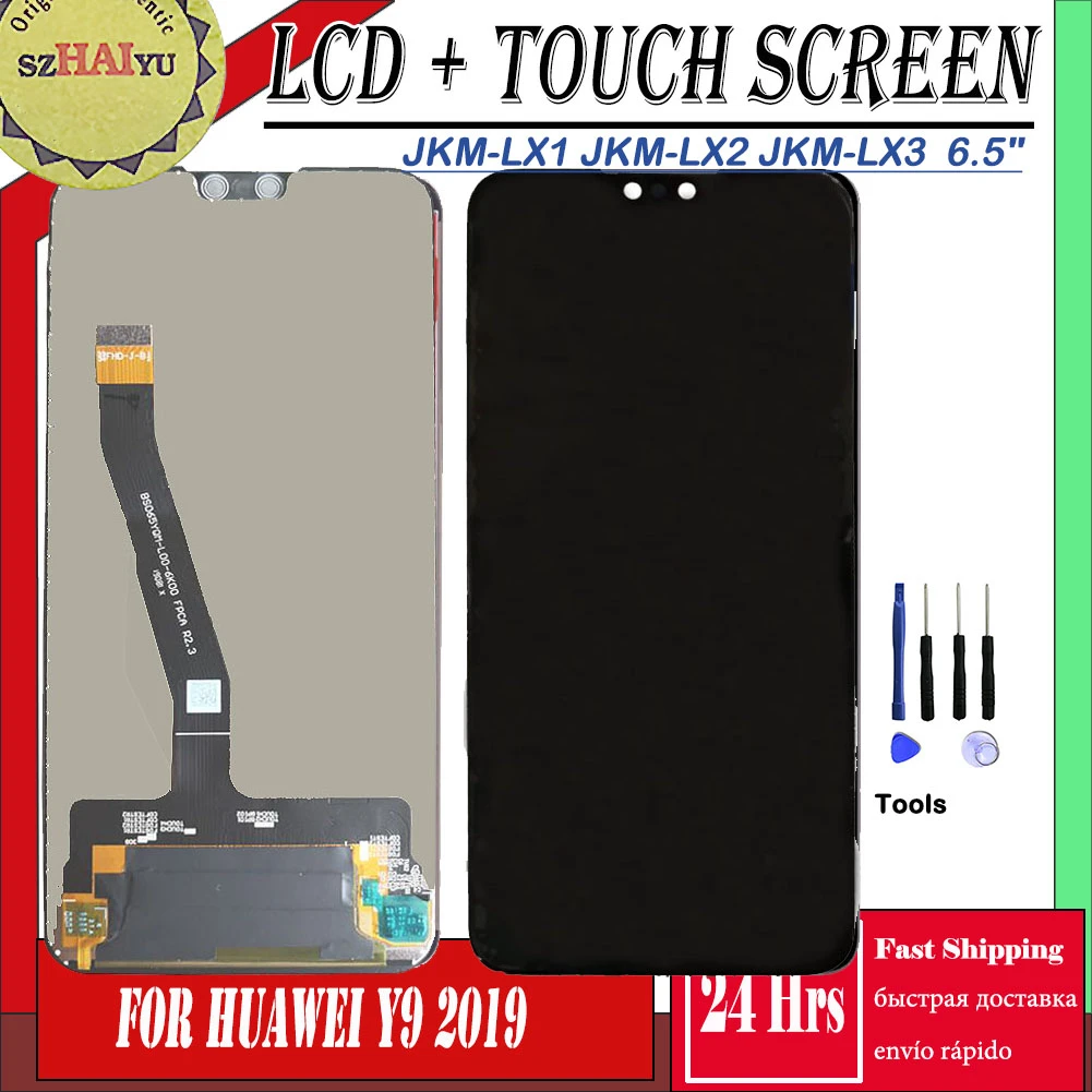 

HD 6.5 LCD For Huawei Y9 2019 LCD Screen For Honor Enjoy 9 Plus Touch Screen Digitizer Glass Panel KM LX1 LX2 LX3 LCD Display
