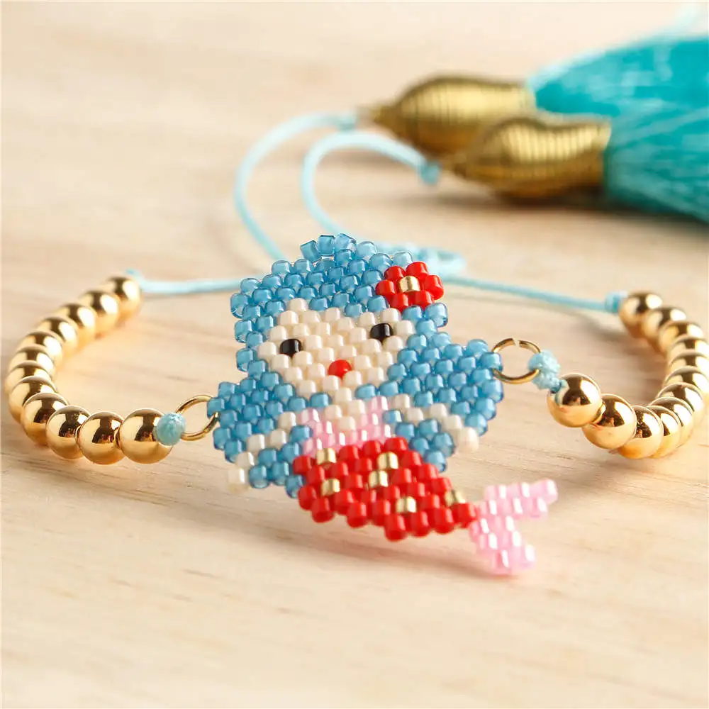 Shinus Perles MIYUKI браслет Русалка для женщин Pulseras Mujer пляжные украшения Miyuki дизайн Bileklik красивый 19