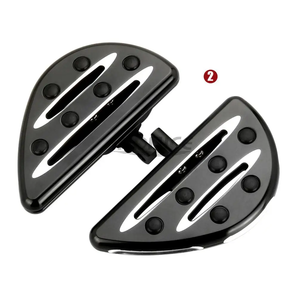 Черный драйвер сзади глубокий ЧПУ вырез для harley половицы Touring FLHX FLTR 80