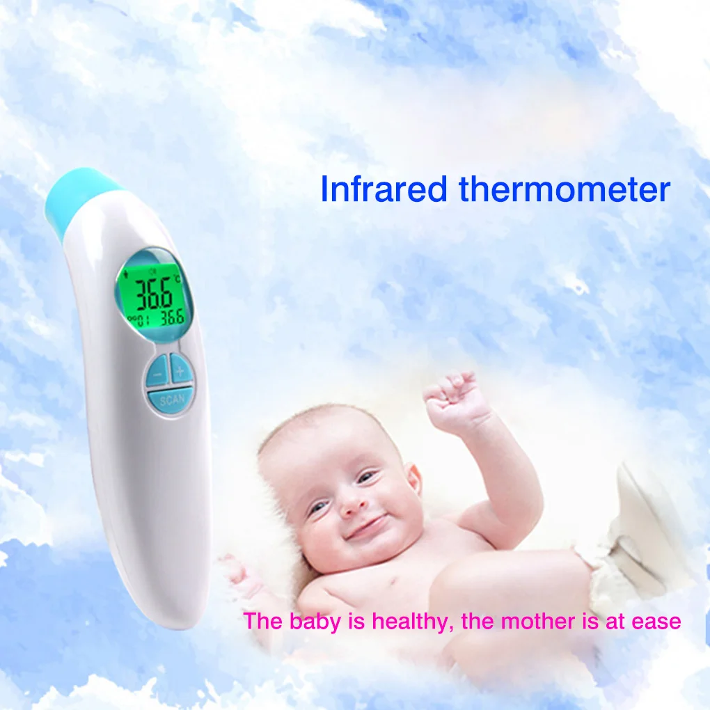 

ABS Infrared Digital Thermometer Non-contact Infrared Digital Thermometer Adults Kids Forehead IR Body Temperature Meter Tester