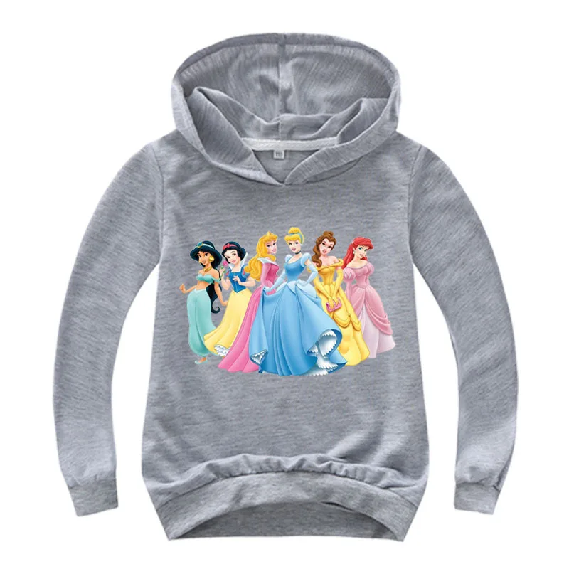 Thin Style Cinderella Snow White Baby Girls Jackets Lovely Unicorn Minnie Mickey Boys Hoodies Anna Elsa Cotton Girls Sweatshirt