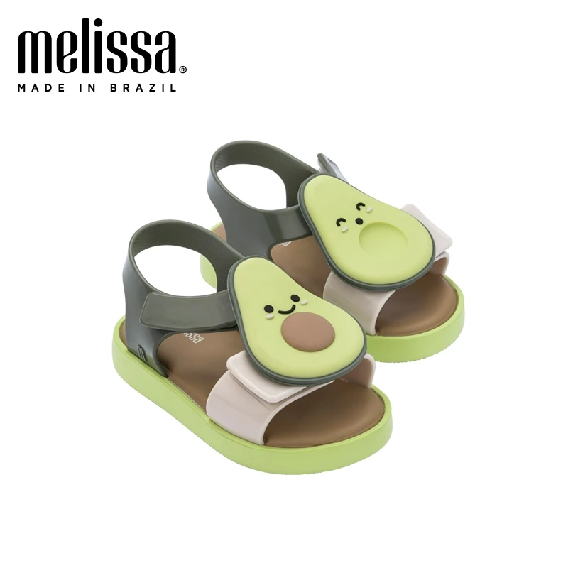 2021 New Mini Melissa Baby Jelly Rome Sandals Girls Boy Cute Transparent Children's Shoes Toddler Melissa Sandals bata children's sandals