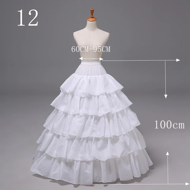 Hot Sell Many Styles  Bridal Wedding Petticoat Hoop Crinoline Prom Underskirt Fancy Skirt Slip 12