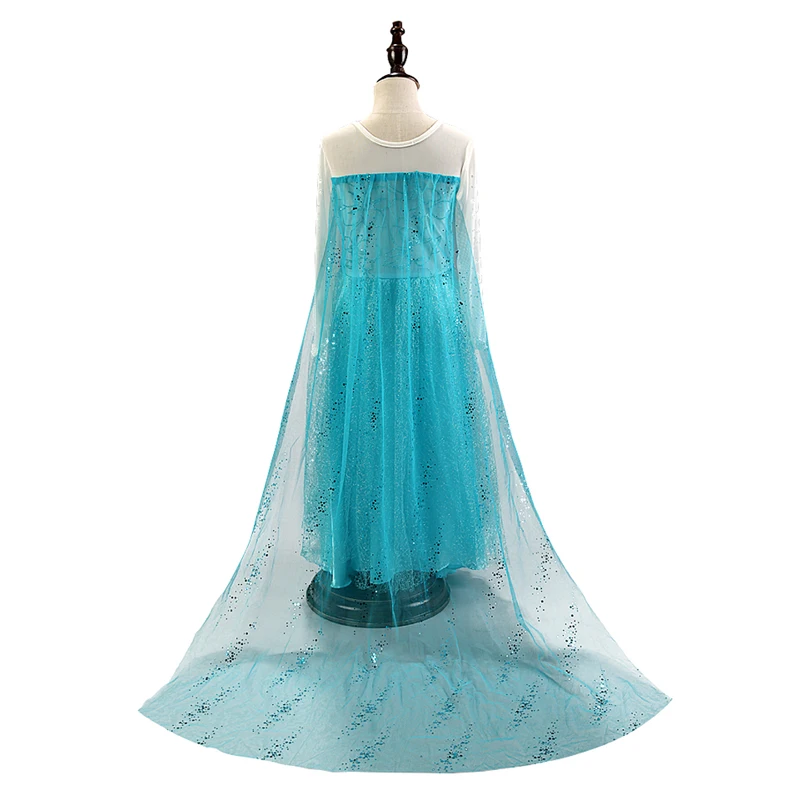 Fancy Baby Girl Princess Dresses for Girls Elsa Costume Bling Synthetic Crystal Bodice Elsa Party Dress Kids Snow Queen Cosplay girls dress princess costume kids clothes