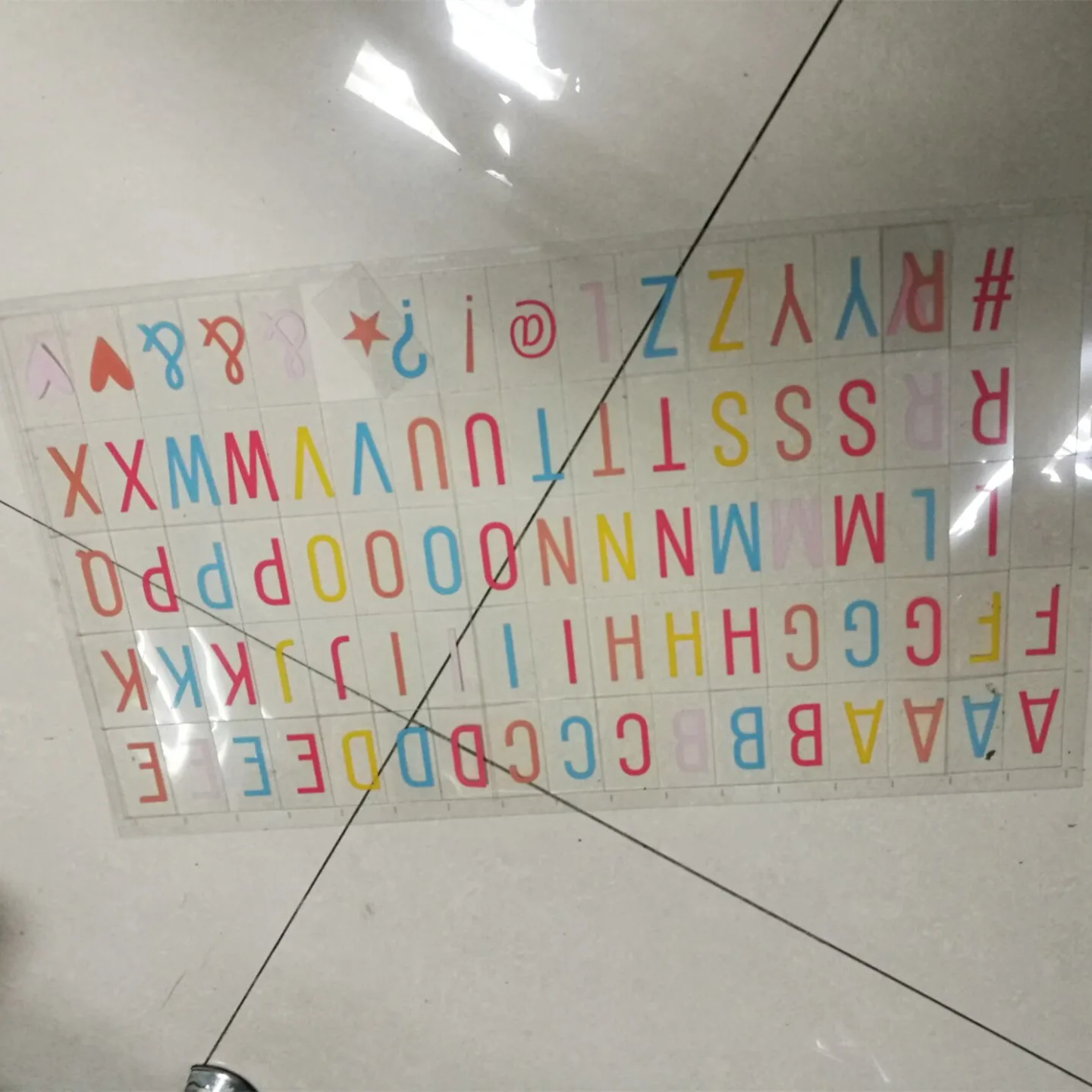

A4 Light Boxes Letter Cards DIY Lettered Black And White with Pattern Color Expression Spain Letter Cards Light Boxes Letter Car