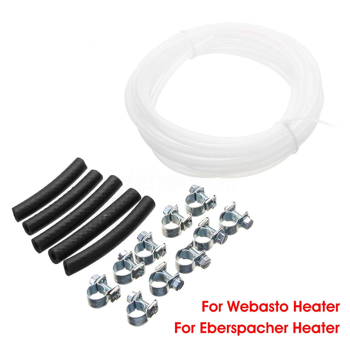 5m Car Heater Fuel Pipe Hose Line + Filter for Oil Pump Dedicated Tubing for Webasto Eberspacher Diesel Air Parking Heater