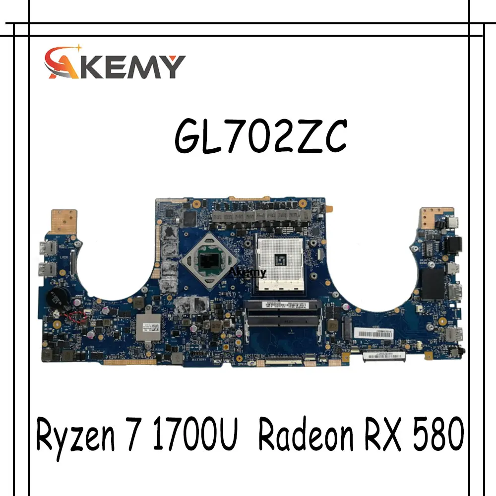 GL702ZC Motherboard Ryzen 7 1700U Radeon RX 580 For ROG Asus S7ZC Laptop motherboard Mainboard | Компьютеры и офис