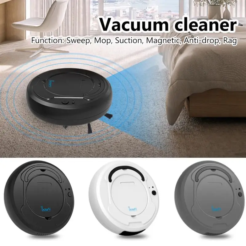 Robot Vacuum Cleaner Automatic Home Dry Wet Floor Smart Sweeper Rechargeable Intelligent Sweeping Vacuum Cleaners