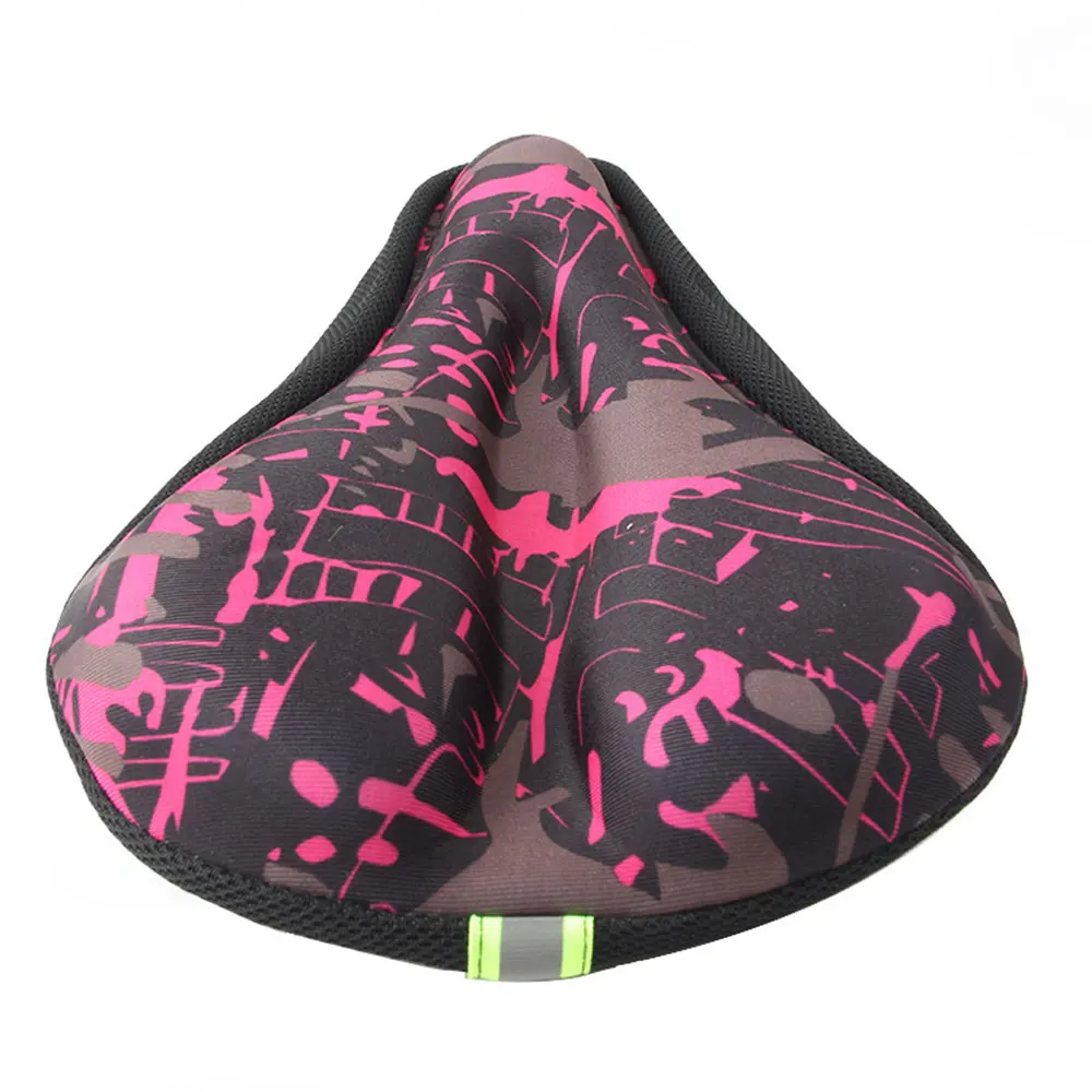 Comfortable Seat Cushion Bicycle Seat Cover Bike Saddle Cover Thicken Ride Cycling Silicone Mountain Bike Saddle Cover Soft