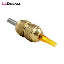 25 мм медная Татуировка ручка трубка авто-замок захват машины татуировки противоскользящие для татуировки принадлежности для тела художественные инструменты Перманентный макияж