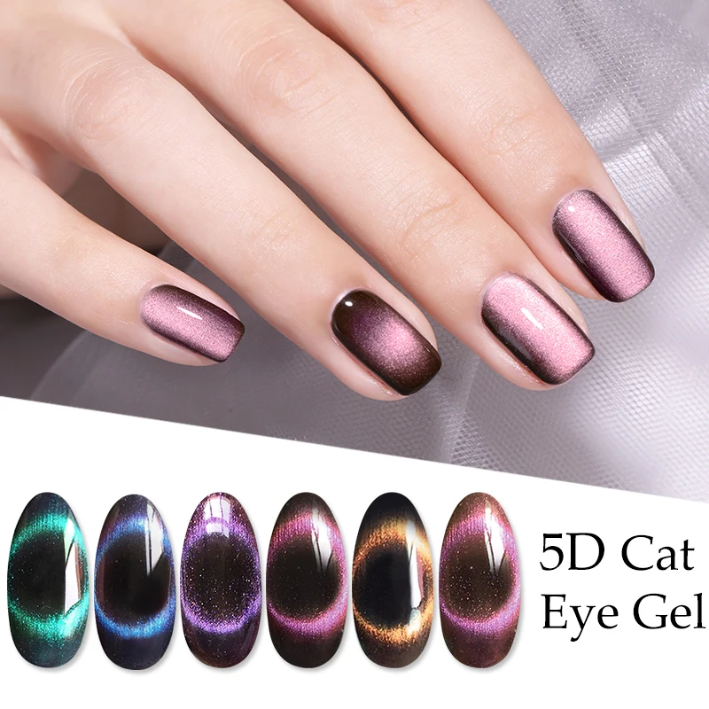 UR SUGAR 5D Magnetic UV Gel Nail Polish Glitter Red Silver Green Colorful Soak Off UV LED Gel Hybrid Nail Varnish
