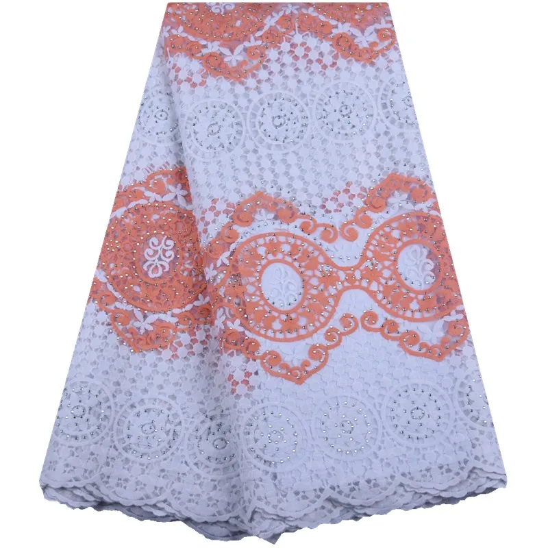 Hitarget африканский Базен riche для женщин одежда кружевное платье традиционная одежда Африканский комплект с юбкой с длинными рукавами WY2438 - Цвет: Use lace type 8