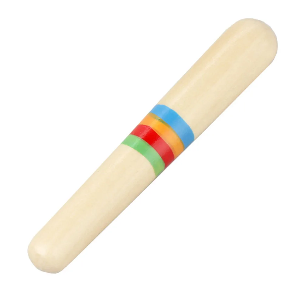 Цилиндрическая трубка игрушки звук музыкальный инструмент легкие вечерние Детские одиночные резьбовые ритм ударные деревянные Guiro подарок для детей