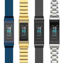 Ремешок для часов браслет для huawei band 3 металлический ремешок на запястье умные Браслеты Для huawei band 3 pro ремешок замена pulsera