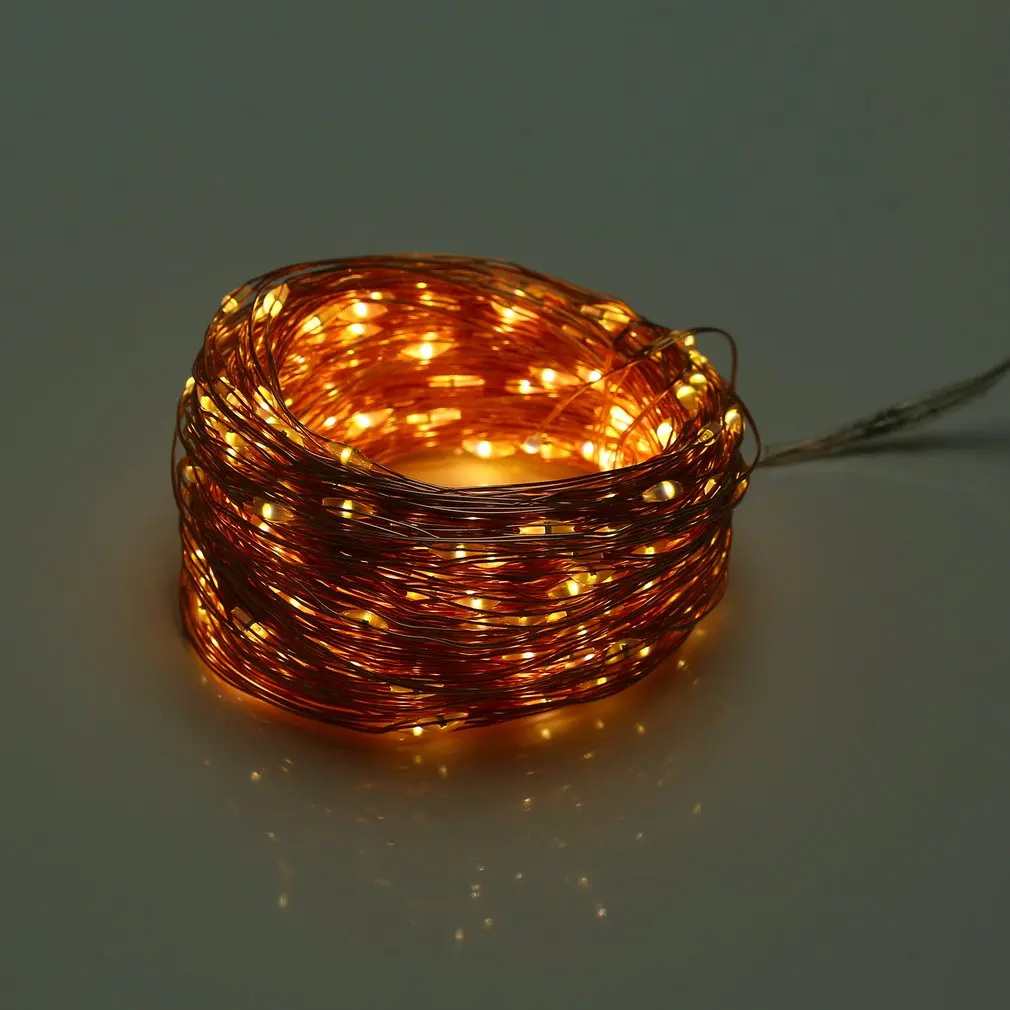 Светящаяся гирлянда с солнечной батареей 30 м 300 Led Солнечный водонепроницаемый декоративный свет для патио дворики свадьбы теплый белый