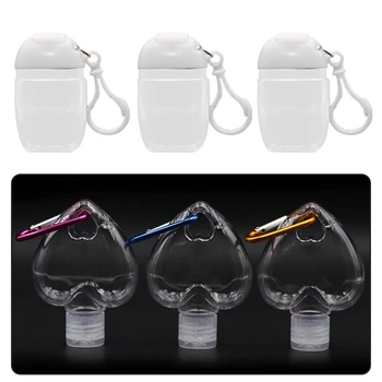 

Empty Hand Sanitizer Travel Small Cleaning Keychain Bottle Leak-proof Squeeze Portable Empty Bottle For Shampoo Hand Sanitizer/