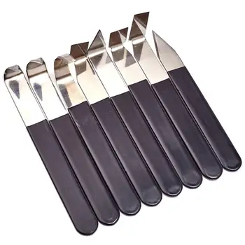 

8pcs/lot DIY Steel knives Pottery Carving shape Tool Sets Used For Shaping, Modeling, clay sculpture trimming Hand tool kit