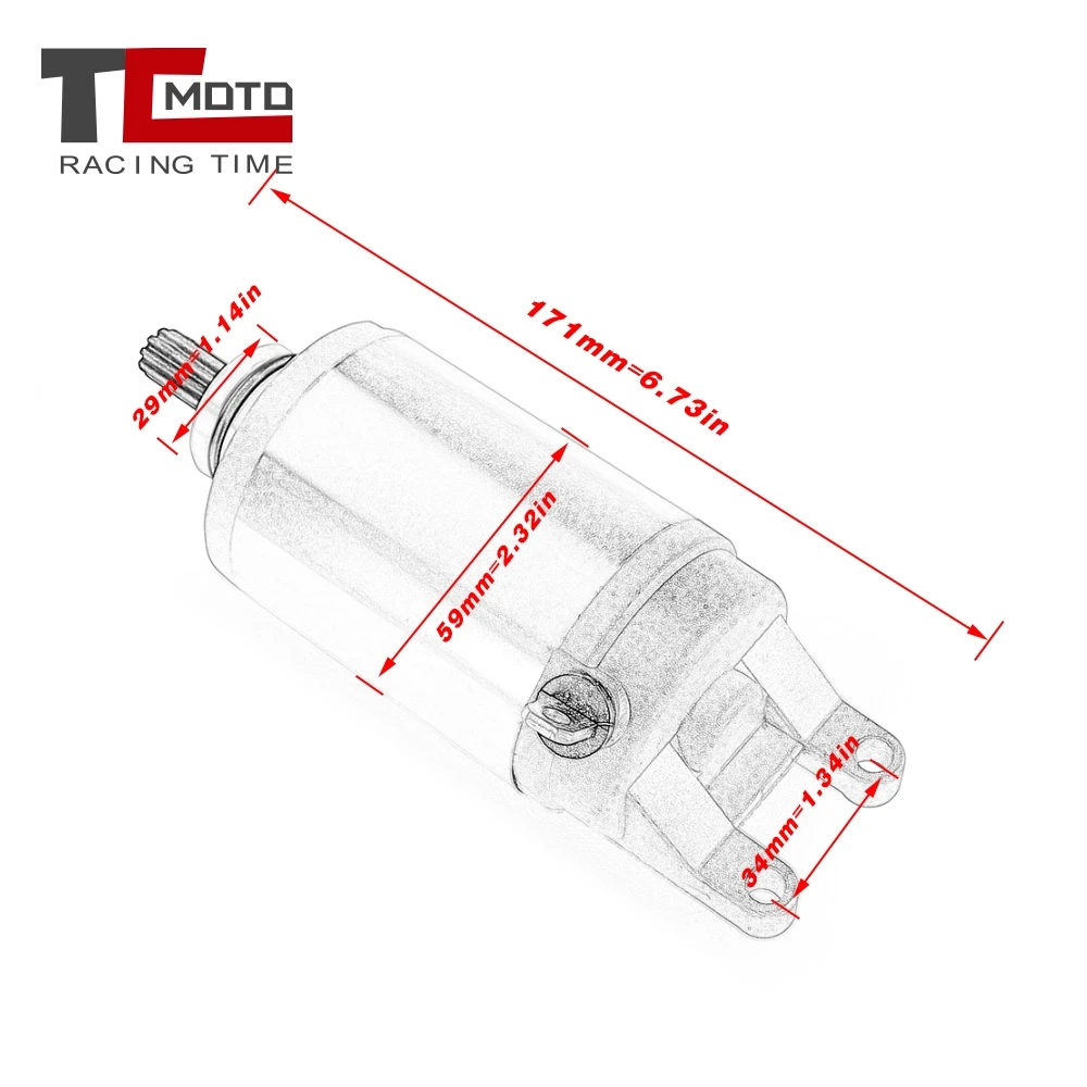 Starter Starting Motor For Suzuki Burgman AN250 AN400 UH200 UH150 Motorcycle New Part # 31100-14F01