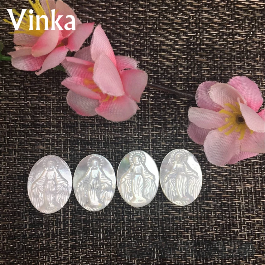 

10pcs / lot Hot 15*20mm Natural virgin mother of pearl Shell pendant guardian mother of pearl shell necklace charms